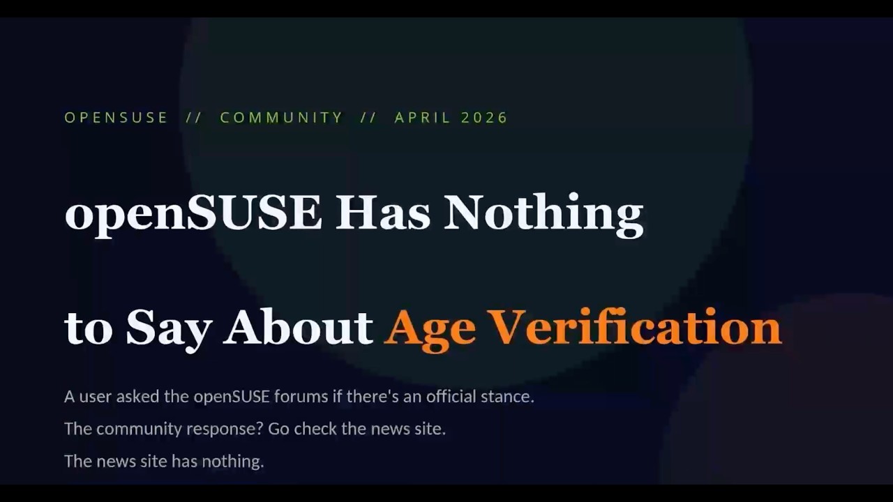 Why OpenSUSE is SILENT on the Biggest Controversy in Linux