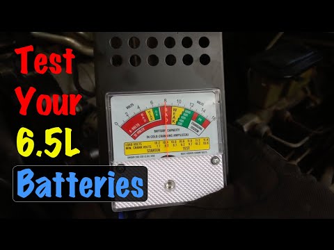 1992 - 2002 6.5L Diesel GM Truck Testing Dual Batteries Reduced Cranking Power (Chevrolet & GMC)