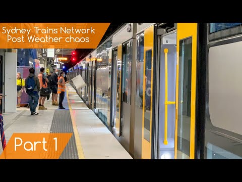 Sydney Trains Vlog 1912: Sydney Trains Network Post Weather Chaos - Part 1