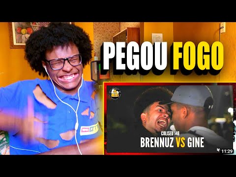 (REVANCHE 🔥🔥) BRENNUZ (SP) X GINE | React [BATALHA DO COLISEU - EDIÇÃO 146]
