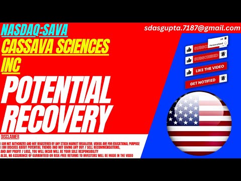 POTENTIAL RECOVERY : SAVA STOCK ANALYSIS | CASSAVA SCIENCES INC STOCK
