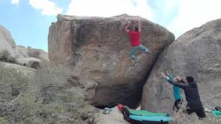 Video thumbnail of Flyboy, V8 (sit). Buttermilk Country