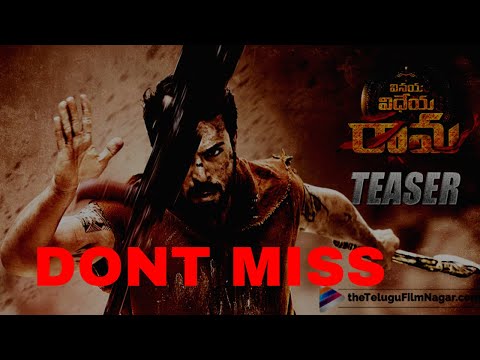Vinaya Vidheya Rama Teaser - Ram Charan, Kiara Advani | Boyapati Sreenu | DVV Danayya | #VVRTeaser