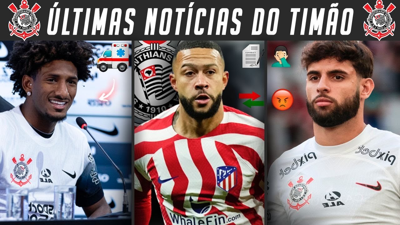 TIMÃO VAI TENTAR CONTRATAR MEMPHIS DEPAY? YURI RECLAMA DA PRESSÃO! TALLES MAGNO MACHUCOU! E+