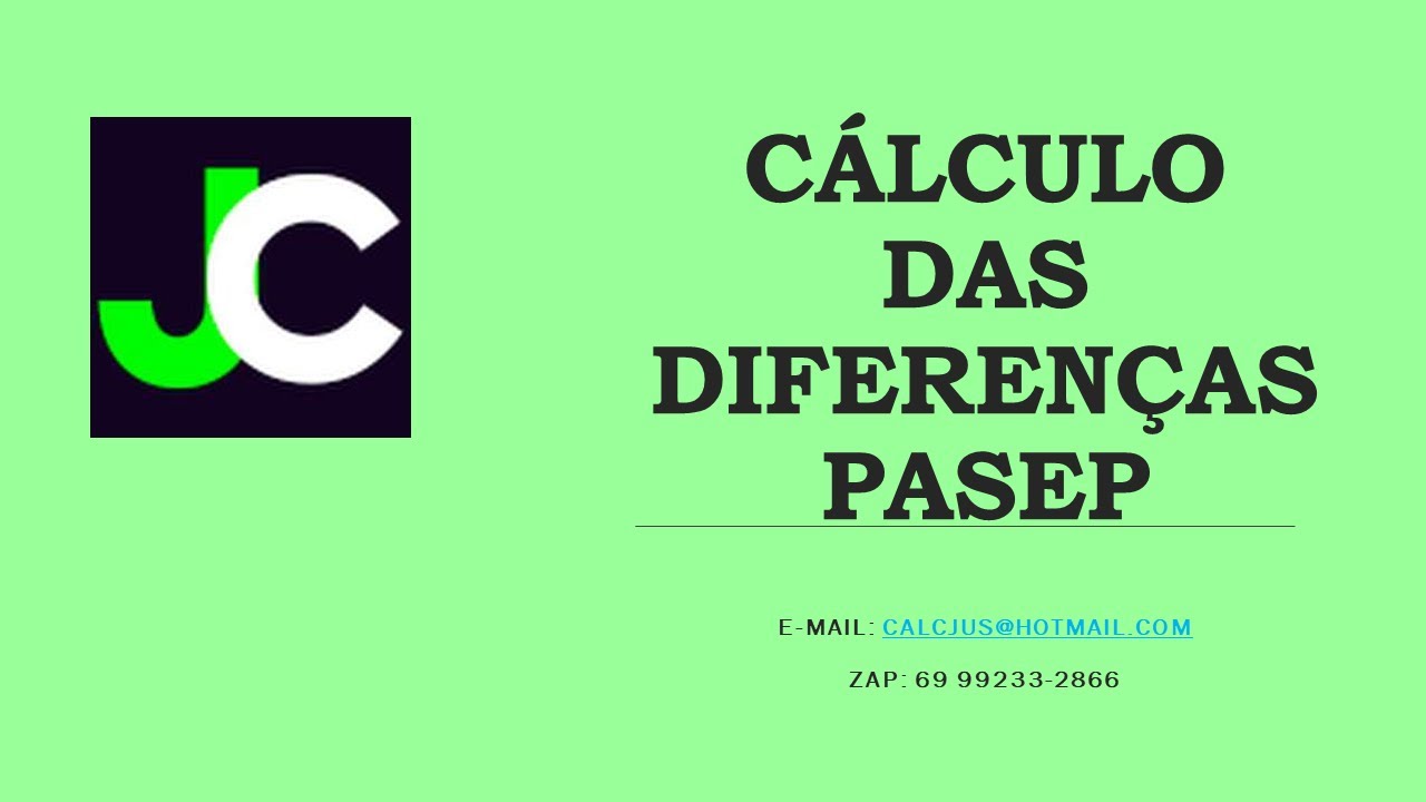 CÁLCULO REVISÃO DO PASEP