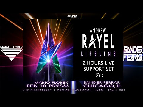 Mario Florek & Sander Ferrar live @ Prysm 02-18-2023 full 2hrs video support set b4 Andrew Rayel
