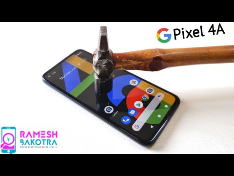 Google Pixel 4A Screen Test Gorilla Glass 3