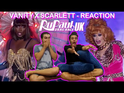 Vanity Milan X Scarlett Harlett (Scandalous) - BRAZIL REACTION - Drag Race UK - Season 3