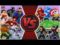 Justice League VS Avengers TOTAL WAR! Marvel vs DC Animation