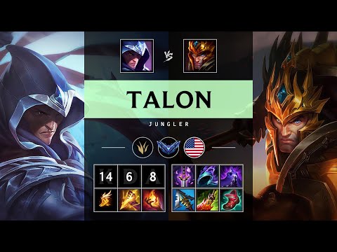 Talon Jungle vs Jarvan IV - NA Diamond Patch 25.17