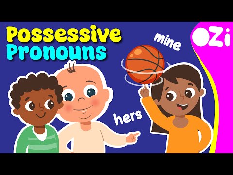 Mine, Yours, His, Hers! 🎈 Possessive Pronouns Song for Kids | Learn English with Ozi