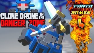 clone drone in danger zone gameplay
