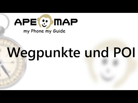 Ape@Map Wegpunkte und POI