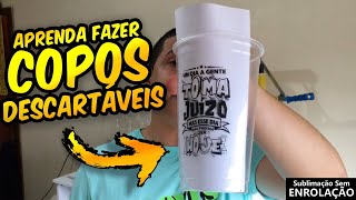 COMO FAZER COPOS DESCARTÁVEIS NO TRANSFER LASER + PRIMEIRO CONTATO COM PRIME!