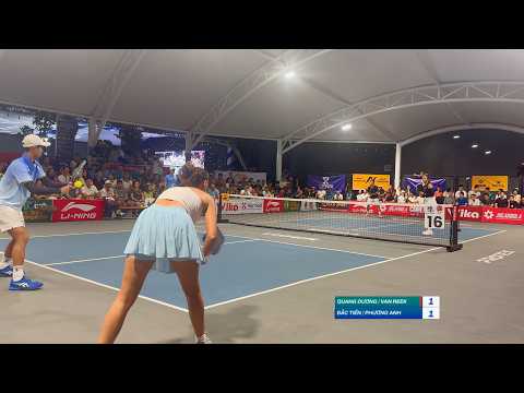Chung Kết Đôi Nam Nữ VTVcab Open: Quang Dương & Roos vs Đắc Tiến & Sophia