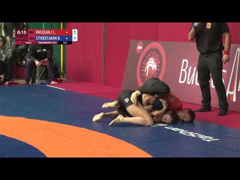 Round 3 Women's GP No-Gi - 58 kg: L. PASQUALI (ARG) v. B. STIKKELMAN (USA)