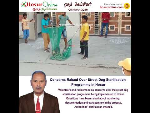 Questions Raised Over Transparency in Hosur Street Dog Sterilisation Programme