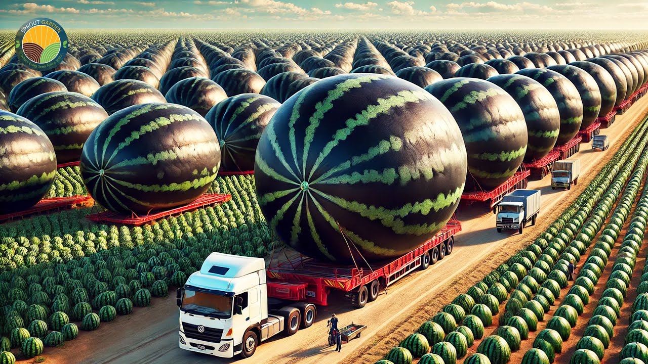 How Japan Farmers Harvest World's Most Expensive Watermelon | Farming Documentary