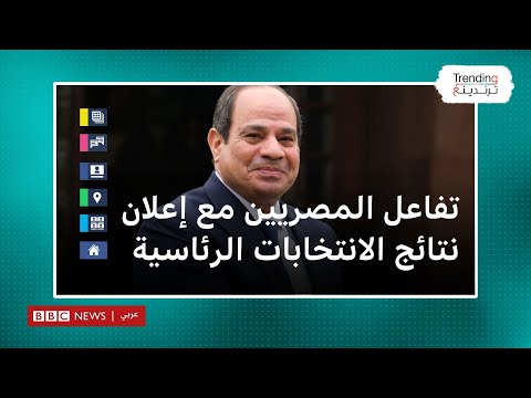 عبد الفتاح السيسي رئيسا لمصر لولاية ثالثة، كيف تفاعل المصريون مع إعلان نتائج الانتخابات؟