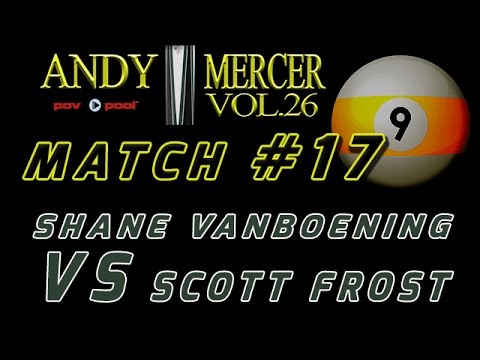 #17 • 2016 Mercer 9-Ball • Shane VanBoening vs Scott Frost