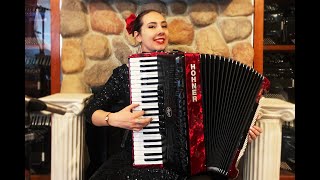 Video thumbnail for HOHNBRA120RD - Red Hohner Bravo III Piano Accordion LMM 41 120 $2499 by Liberty Bellows