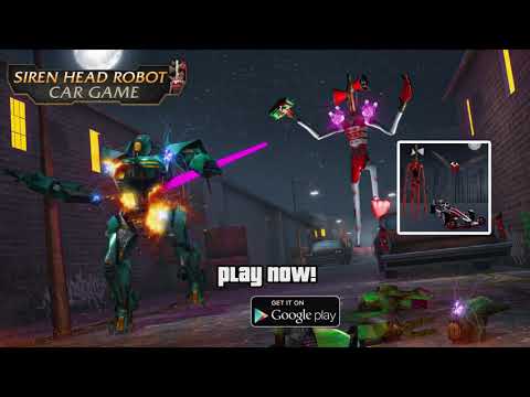 Siren Head Robot Car Game: Bat Robot Wars