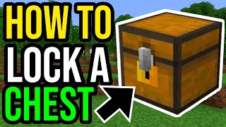How To Lock A Chest In Minecraft PS/Xbox/PE