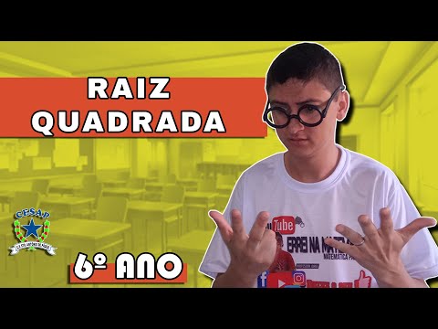 Raiz quadrada (6º ano Ensino Fundamental) - [Prof Jorge Abreu]