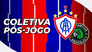 COLETIVA PÓS-JOGO | ITABAIANA X DESPORTIVA ARACAJU | 4ª RODADA DO CAMPEONATO SERGIPANO
