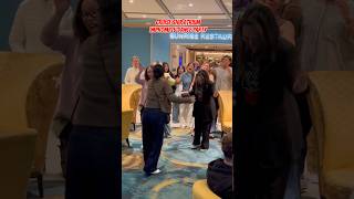 Impromptu ‘Dancing Queen’ Dance Party in the Carnival Radiance Atrium #cruise #travel #dance