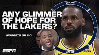 Damien Woody on how Lakers will STUN THE WORLD in Nuggets series: '...IT'S OVER' 😔 | Get Up