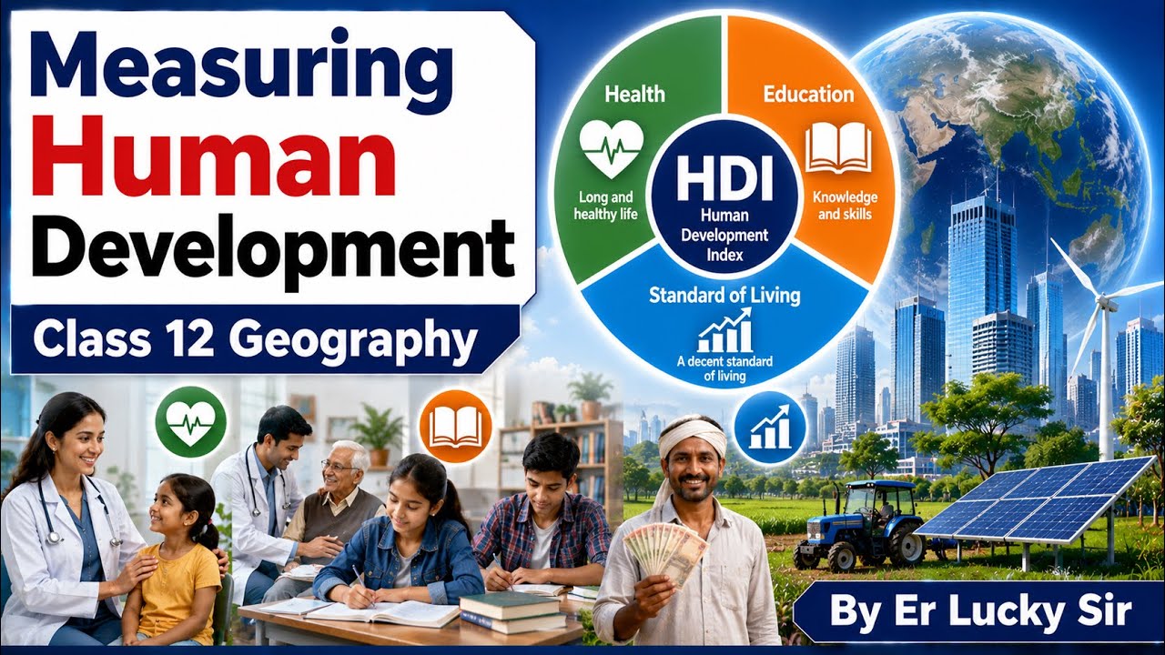 Measuring Human Development - Human Development | Class 12 Geography
