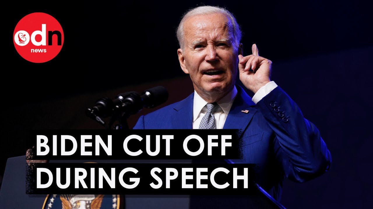 Rambling Joe Biden Abruptly Cut Off During Speech