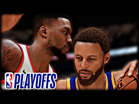 LILLARD vs CURRY... the WCF. | Damian Lillard MyCareer & Blazers MyGM EP 14