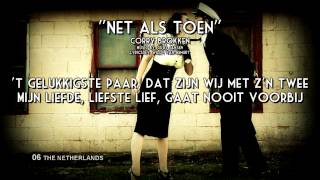 06) The NETHERLANDS &quot;Net Als Toen&quot; - Corry Brokken (Lyrics) [Eurovision 1957] HQ
