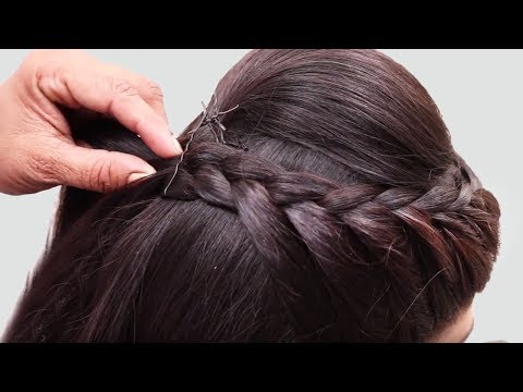 Beautiful Hairstyle for Wedding/party/Function | Hair Style Girl | Braided Bun Hairstyles for Party