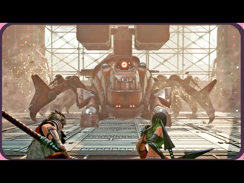 Final Fantasy VII Remake Intergrade - Gigantipede Boss Fight