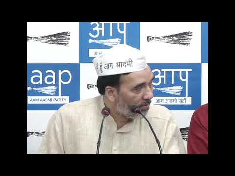 AAP Delhi Convenor Gopal Rai Introduces Frontal Organisation AAP Youth Wing and AAP Senior Wing