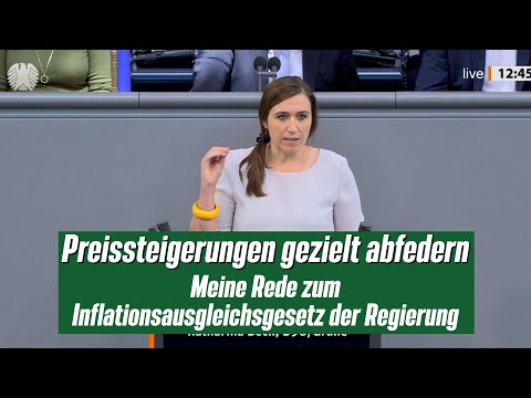 Katharina Beck - Rede zum Inflationsausgleichsgesetz der Regierung | 22.09.2022