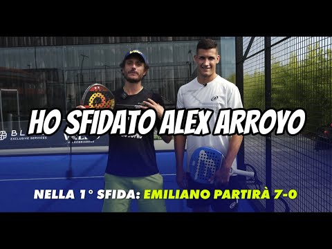 ALEX ARROYO 1VS1 EMILIANO CARCHIA 🎾 CHALLENGE IN 2 SET! | Sfida i campioni! Padel – PADELREVIEW