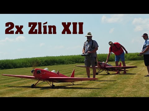 2x Zlín XII | obří RC modely | 4K | Halenkovice 2022
