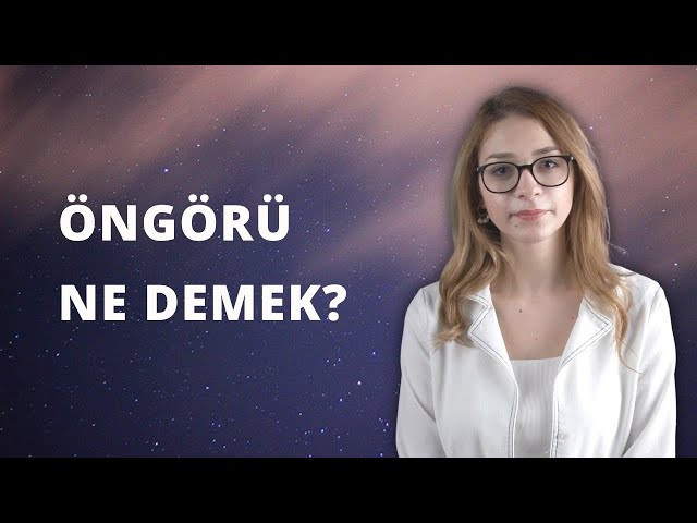 ongoru ne demek iienstitu