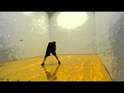 Racquetball Epic Fail Hit to the Face