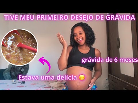 MEU PRIMEIRO DESEJO GRÁVIDA 😋😋