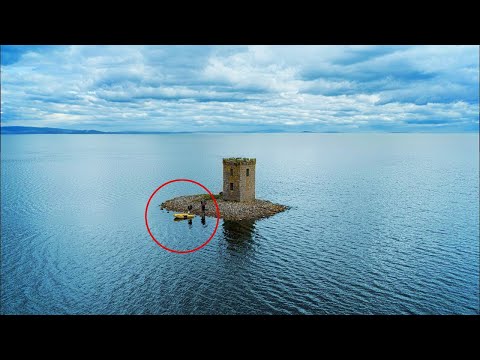 What is the story behind this lonely caslte?