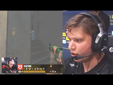 s1mple absolutely shocked by this xertioN play 💀