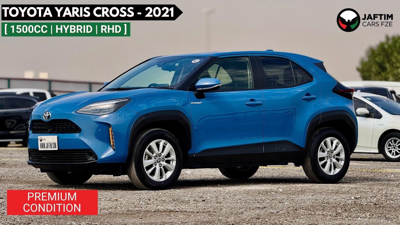 تويوتا يارس كروس PREMIUM CONDITION | 1500CC HYBRID ENGINE | RHD | 2021 | 360 VIEW CAMERA video