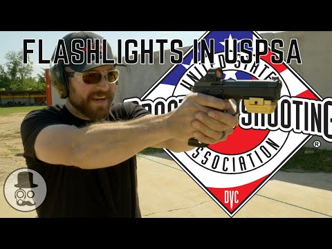 USPSA Weapon Mounted Light Testing - LOK Light, TLR1HL, Brass Grips