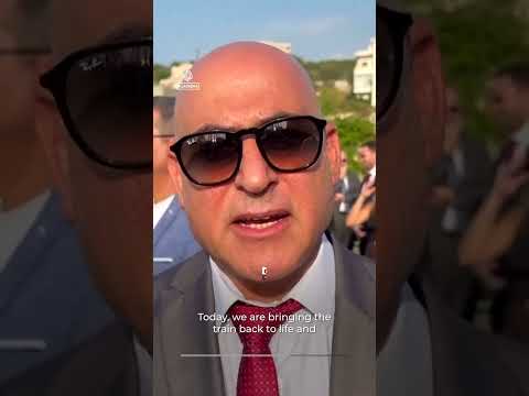 Lebanon’s first electric train hopes to revive railway system | AJ #shorts