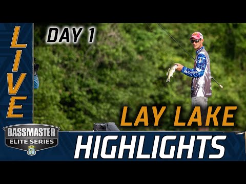 Highlights: Day 1 action of Bassmaster Elite at Lay Lake